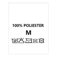 Wszywki surowcowo-ostrzegawcze rozmiar M 100% POLIESTER 30° B-So 149