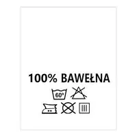 Wszywki surowcowo-ostrzegawcze 100% BAWEŁNA 60° 20 x 22mm