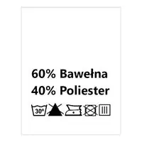 Wszywki surowcowo-ostrzegawcze 60% Bawełna 40% Poliester 30° 20 x 22mm
