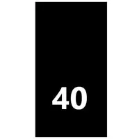 Wszywki rozmiarowe 40