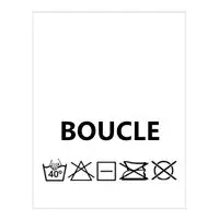 Wszywki surowcowo-ostrzegawcze BOUCLE 40° prać ręcznie 20 x 22mm