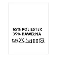 Wszywki surowcowo-ostrzegawcze 65% POLIESTER 35% BAWEŁNA 40° 20 x 22mm