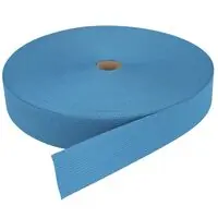 Taśma lamówka dziana 30mm kolor niebieski 50mb