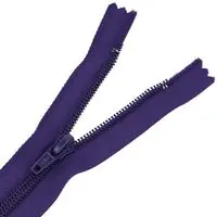 Zamek błyskawiczny #5 nierozdzielczy 12cm kolor fioletowy