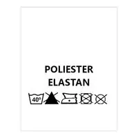 Wszywki surowcowo-ostrzegawcze POLIESTER ELASTAN 40° 20 x 22mm