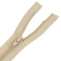 Zamek błyskawiczny #5 nierozdzielczy 12cm kolor beżowy