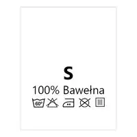Wszywki surowcowo-ostrzegawcze rozmiar S 100% Bawełna 60°