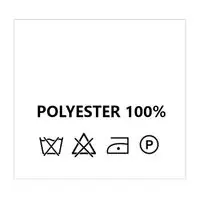 Wszywki surowcowo-ostrzegawcze POLYESTER 100% nie prać 25 x 26mm