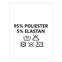 Wszywki surowcowo-ostrzegawcze 95% POLIESTER 5% ELASTAN 30° 20 x 28mm