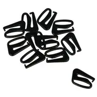 Zaczepy do ramiączek 13mm czarne – 100 szt.
