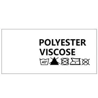 Wszywki surowcowo-ostrzegawcze POLYESTER VISCOSE 40° 32 x 15mm