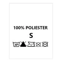 Wszywki surowcowo-ostrzegawcze rozmiar S 100% POLIESTER 30° B-So 148