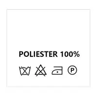 Wszywki surowcowo-ostrzegawcze POLIESTER 100% nie prać 25 x 22mm