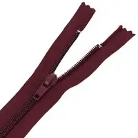 Zamek błyskawiczny #5 nierozdzielczy 14cm kolor bordowy