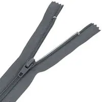 Zamek błyskawiczny #5 nierozdzielczy 16cm kolor szary ciemny