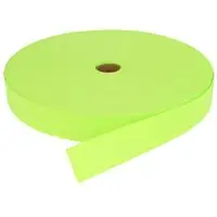Taśma lamówka dziana 25mm kolor zielony odblask 50mb