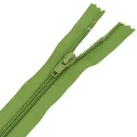 Zamek błyskawiczny #5 nierozdzielczy 16cm kolor zielony
