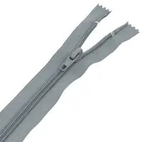 Zamek błyskawiczny #5 nierozdzielczy 18cm kolor szary średni