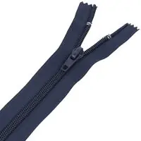 Zamek błyskawiczny #5 nierozdzielczy 20cm kolor granatowy