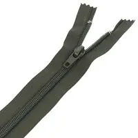 Zamek błyskawiczny #5 nierozdzielczy 18cm kolor zielony khaki