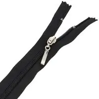 Zamek błyskawiczny #5 nierozdzielczy ozdobny 20cm kolor czarny