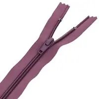 Zamek błyskawiczny #5 nierozdzielczy 18cm kolor fioletowy