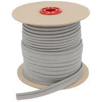 Wypustka bawełniana ze sznurkiem 4 mm kolor szary 48mb szpula