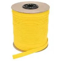 Wypustka bawełniana ze sznurkiem 1,8 mm kolor żółty 64mb szpula