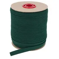 Wypustka bawełniana ze sznurkiem 1,8 mm kolor zielony ciemny 68mb szpula