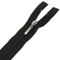 Zamek błyskawiczny #5 rozdzielczy ozdobny dwusuwakowy góra dół 35cm kolor czarny