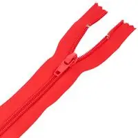 Zamek błyskawiczny #5 nierozdzielczy 65cm kolor czerwony