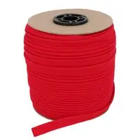 Wypustka bawełniana ze sznurkiem 1,8 mm kolor czerwony 85mb szpula