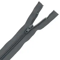 Zamek błyskawiczny #5 rozdzielczy 30cm kolor szary ciemny