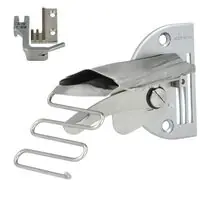 Lamownik A10 S60 38mm obustronnie podwijający, szyje po łuku wewnętrznym stebnówka transport dolny ząbkowy