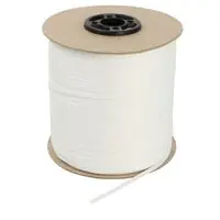 Taśma meblowa tapicerska do zamarszczarki 3 mm kolor biały 500 mb