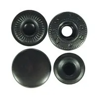 Napy metalowe ALFA 15 mm NEW STAR kolor czarny oksyda op.720 szt.