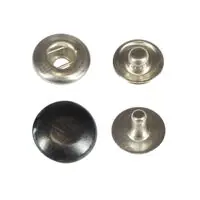 Napy metalowe ALFA 10,5 mm nierdzewne kolor czarny op.970 szt.