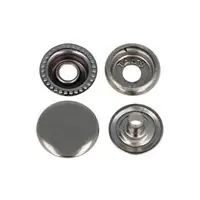 Napy metalowe 15 mm STANDARD TAL's kolor ciemny srebrny op.710 szt.