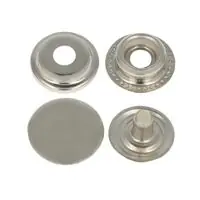 Napy metalowe 15 mm STANDARD NEW STAR kolor srebrny nikiel op.710 szt.