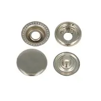 Napy metalowe 15 mm STANDARD TAL's kolor srebrny nikiel op.710 szt.