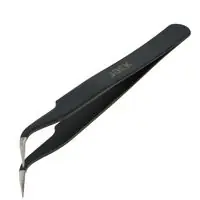 Pinceta wygięta (pęseta) 12 cm JACK kolor czarny