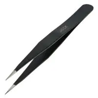 Pinceta prosta (pęseta) 13 cm JACK kolor czarny