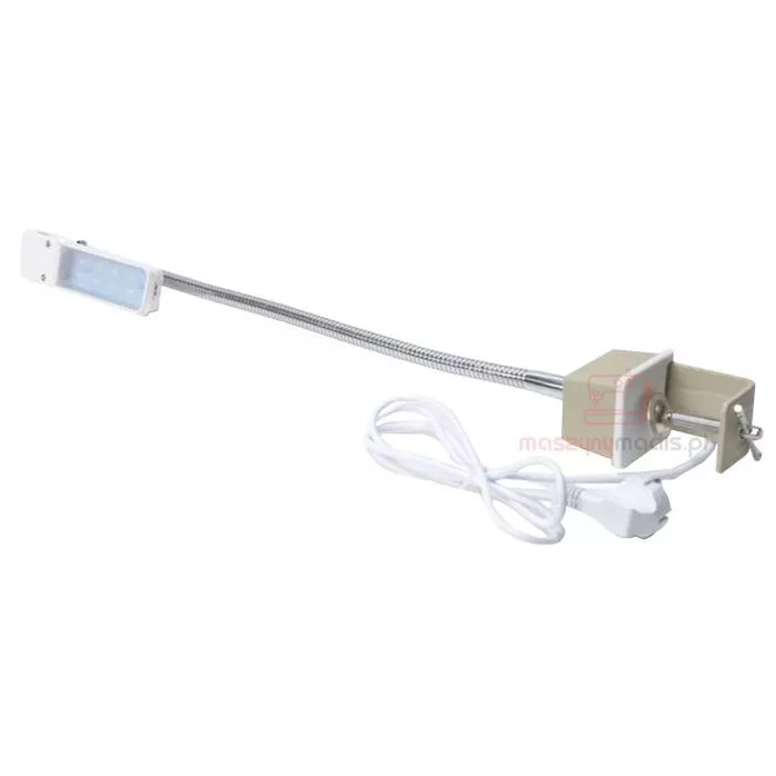 Lampka do maszyny HM97T 10LED - mocowana do blatu (całe ramię giętkie)
