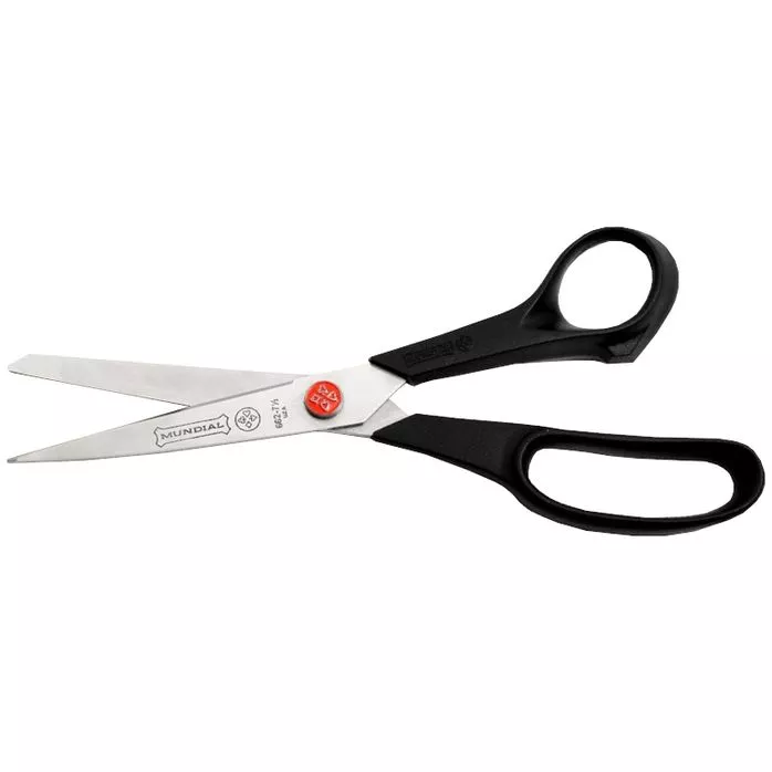 Nożyczki hobbystyczne 19 cm MUNDIAL 662-7.1/2" RED DOT