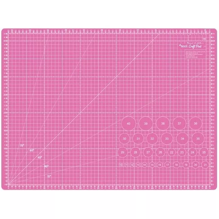 Mata podkładowa, samoregenerująca, dwustronna, różowa, TEXI PINK 60x45 cm