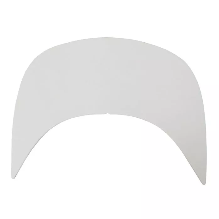 Daszek  do czapki  z pamięcią kształtu 67mm/176mm 5SP  kolor biały 50szt.