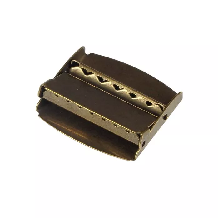 Klamra metalowa do paska 40mm
Klamra do paska parcianego + końcówka (blaszka) w kolorze stare złoto.