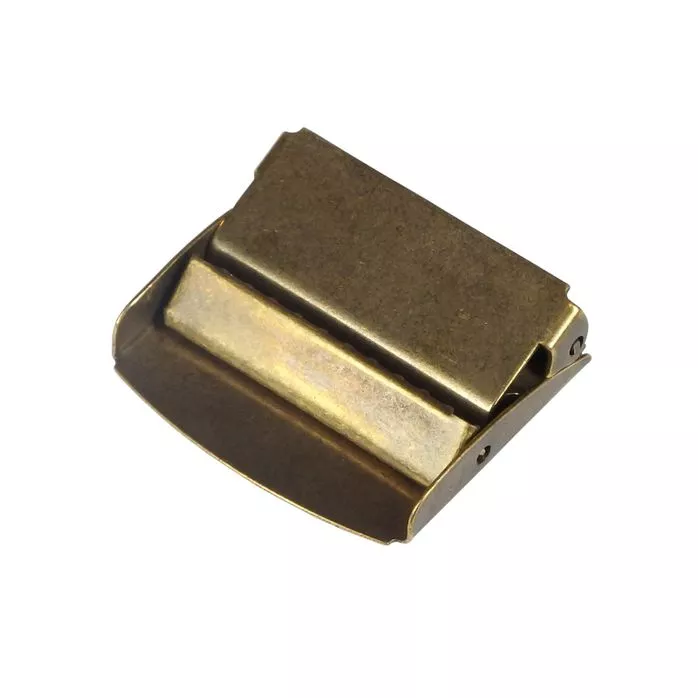 Klamra metalowa do paska 40mm
Klamra do paska parcianego + końcówka (blaszka) w kolorze stare złoto.