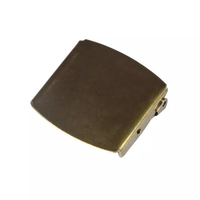 Klamra metalowa do paska 40mm
Klamra do paska parcianego + końcówka (blaszka) w kolorze stare złoto.