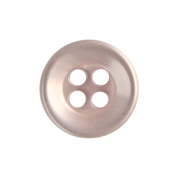 Guziki koszulowe czterodziurkowe 11mm 18L kolor różowy